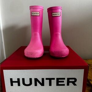 Hunter Fuchsia Kids' Boots